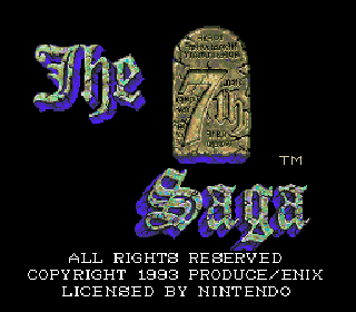 Screenshot Thumbnail / Media File 1 for 7th Saga, The (USA) [Hack by Nati v1.0] (~7th Saga Redux)